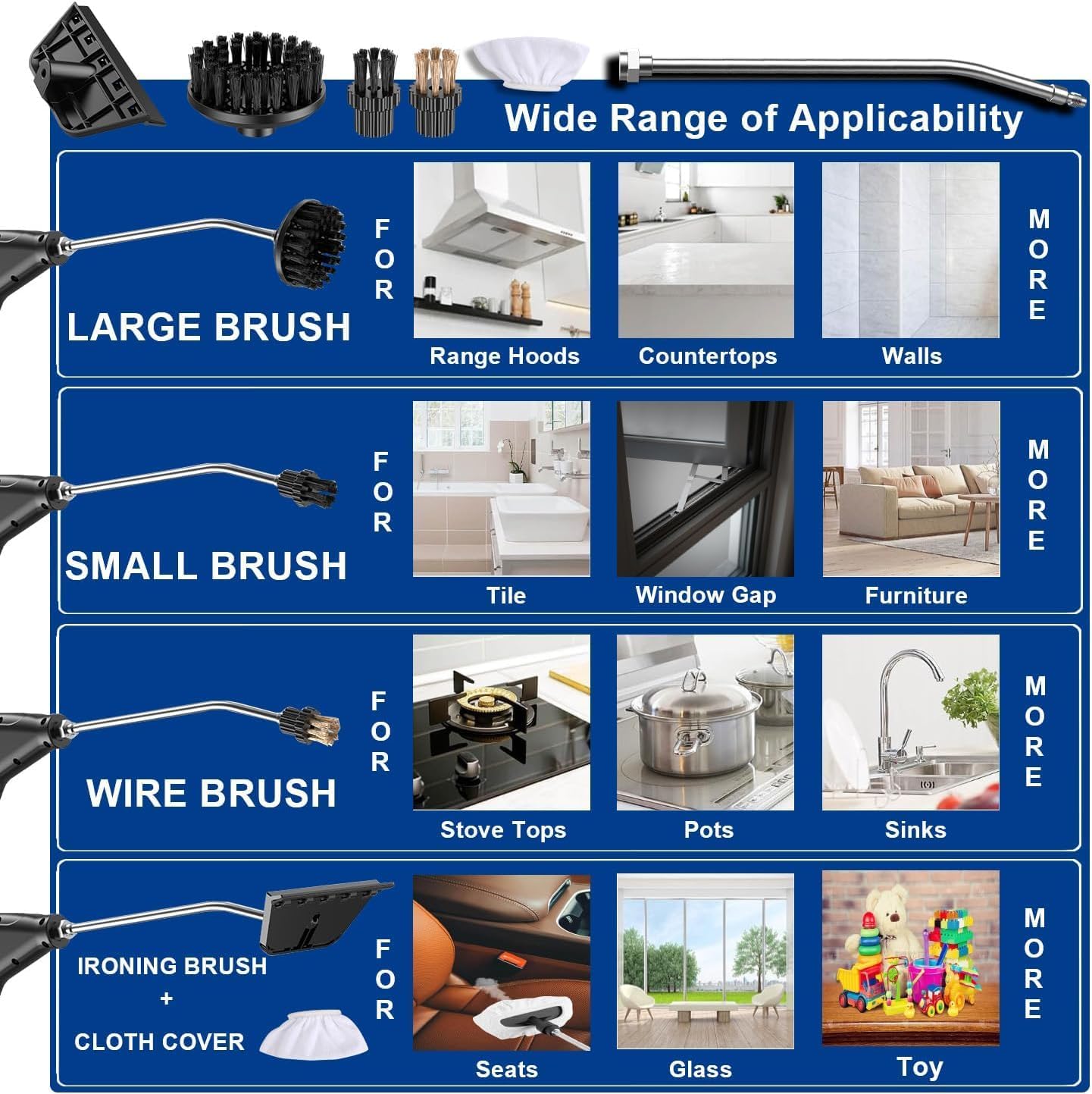 Handheld Steam Cleaner High Temperature Pressurized