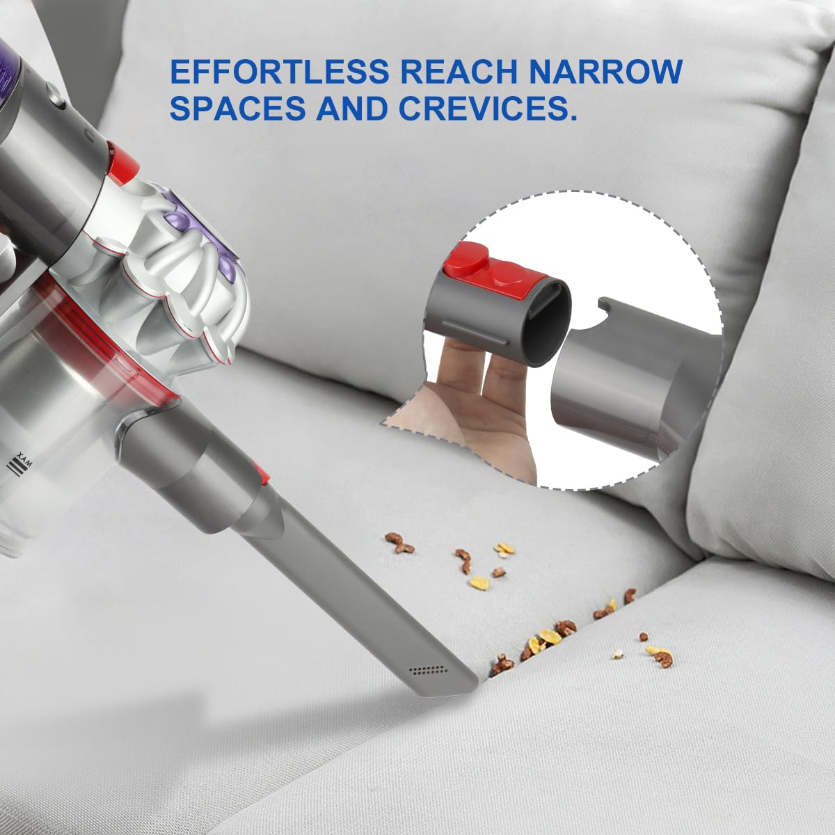 Crevice Tool for Dyson V7 V8 V9 V10 V11 V12 V15 Outsize & Gen5 detect