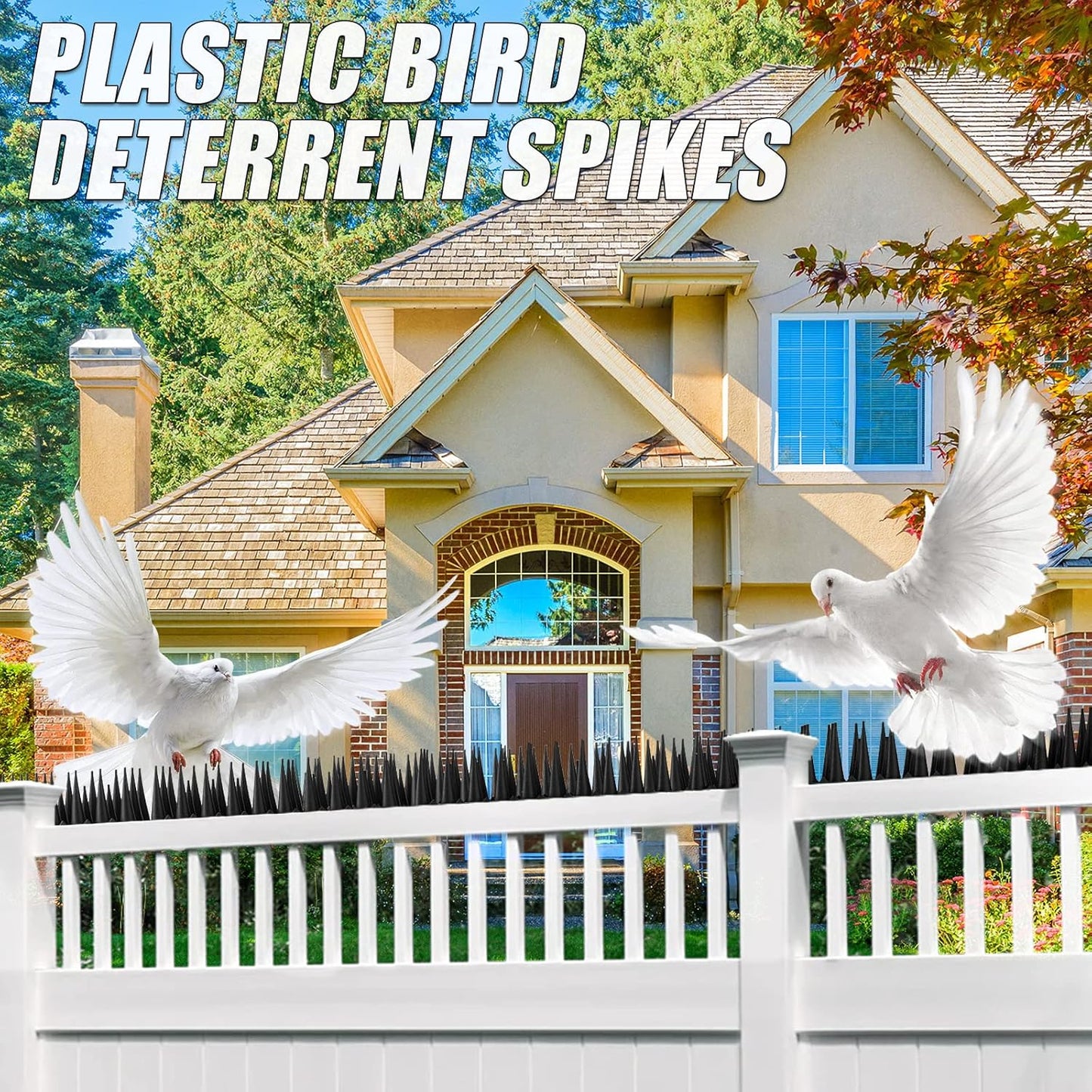 10m Bird Spikes Pest Control Fence 24 PCS