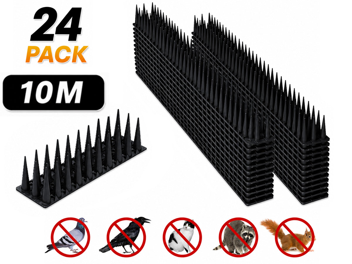 10m Bird Spikes Pest Control Fence 24 PCS