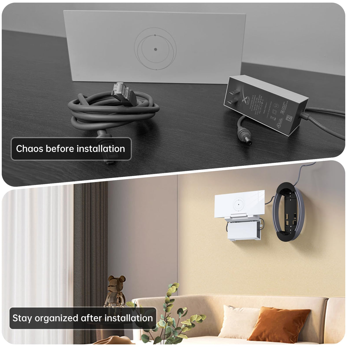 Starlink Gen3 Router Wall Mount Kit For Mounting Router & Power Supply