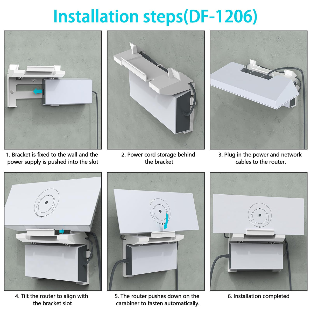Starlink Gen3 Router Wall Mount Kit For Mounting Router & Power Supply