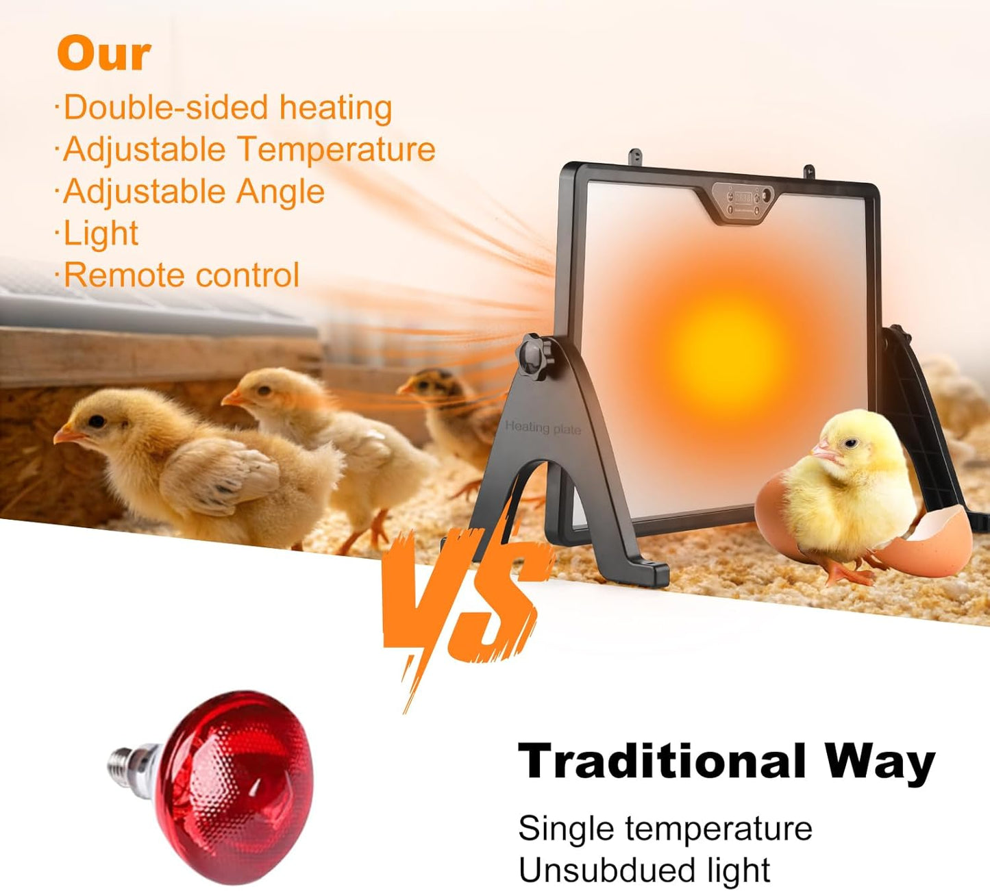 Chick Brooder Heating Plate Warmer,Chicken Coop Heater