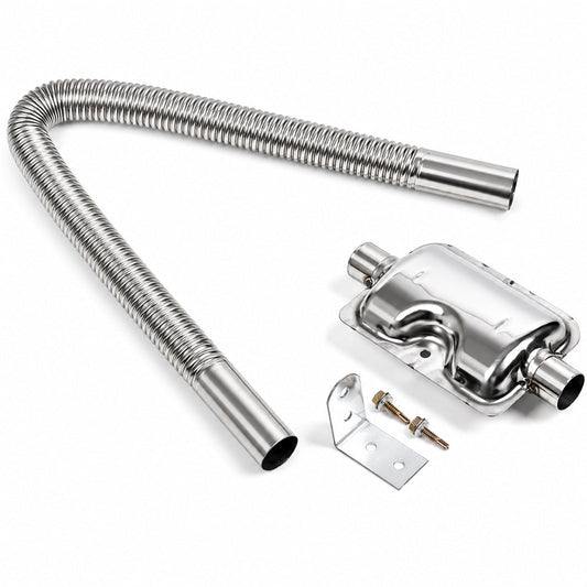Diesel Heater Exhaust Pipe Hose and Silencer Muffler Filter