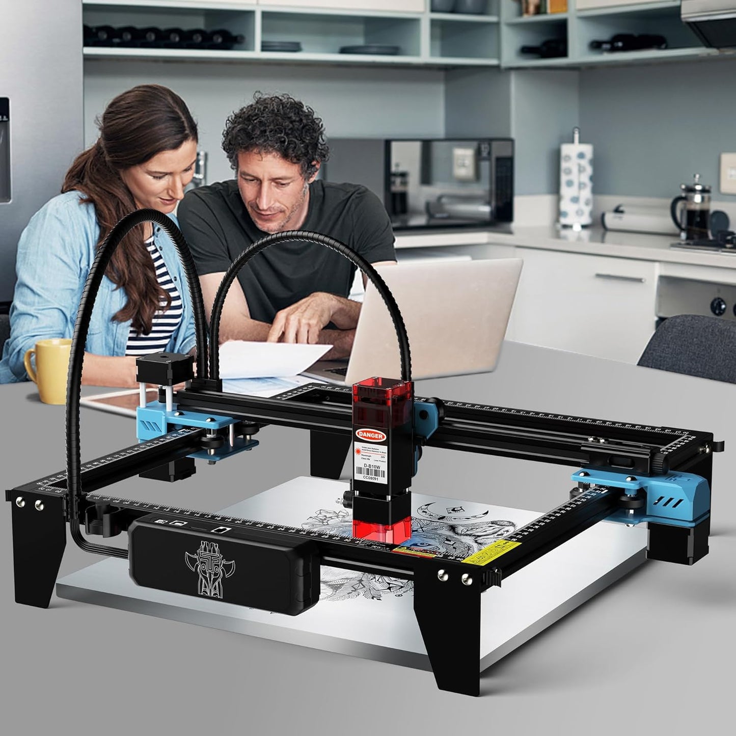 Laser Engraver DIY Engraving Cutting Machine - High Precision Laser Engraver Machine