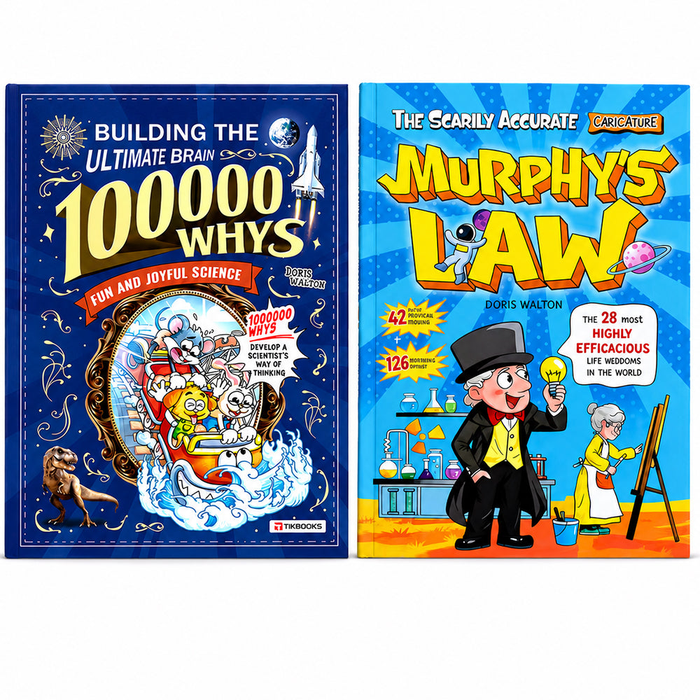 100000 Whys Kids Book + Murphys Law Kids Book