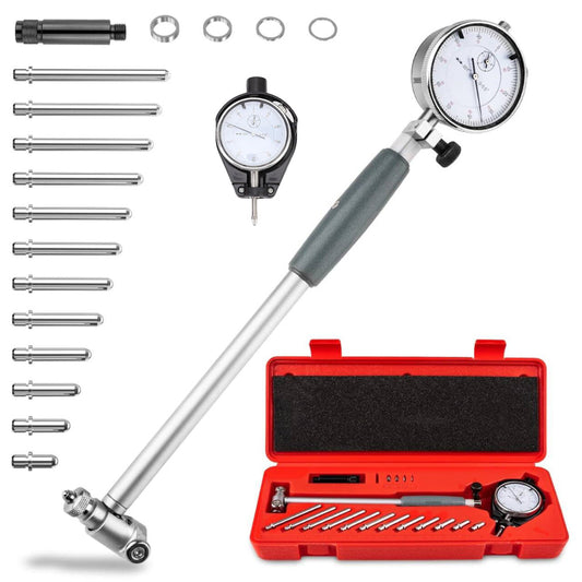 Dial Bore Gauge 50-160mm, Inner Diameter Measuring Tool with Bridge Guard