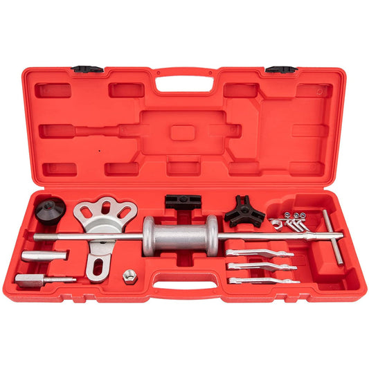 Slide Hammer Dent Puller Tool Kit Wrench Adapter Axle Bearing Hub Auto Set