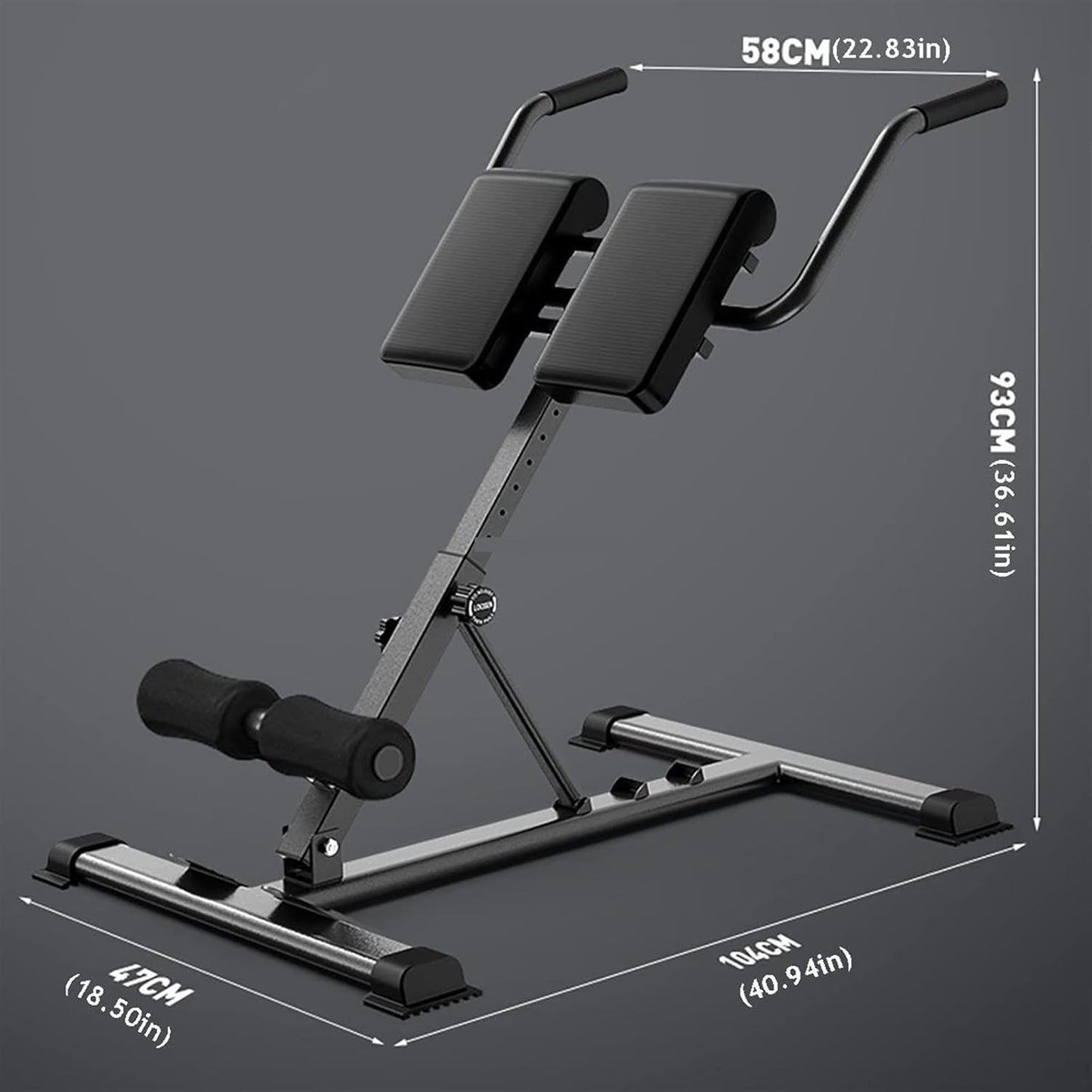 Adjustable Roman Chair Hyperextension Bench