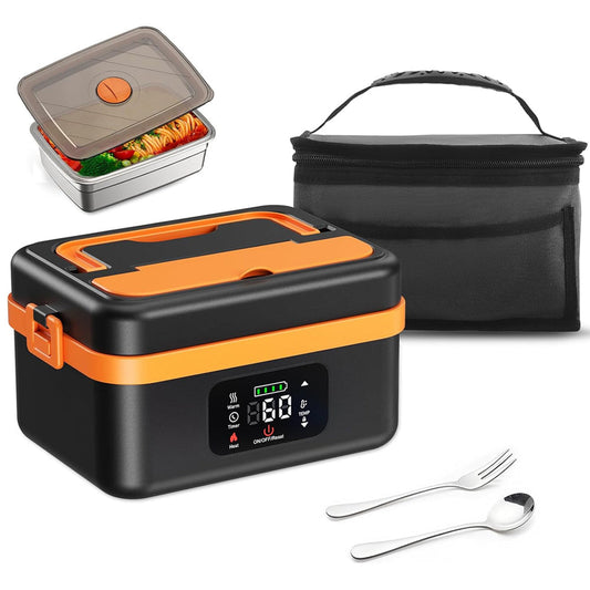 Portable Self Heating Electric Lunch Box Food Warmer