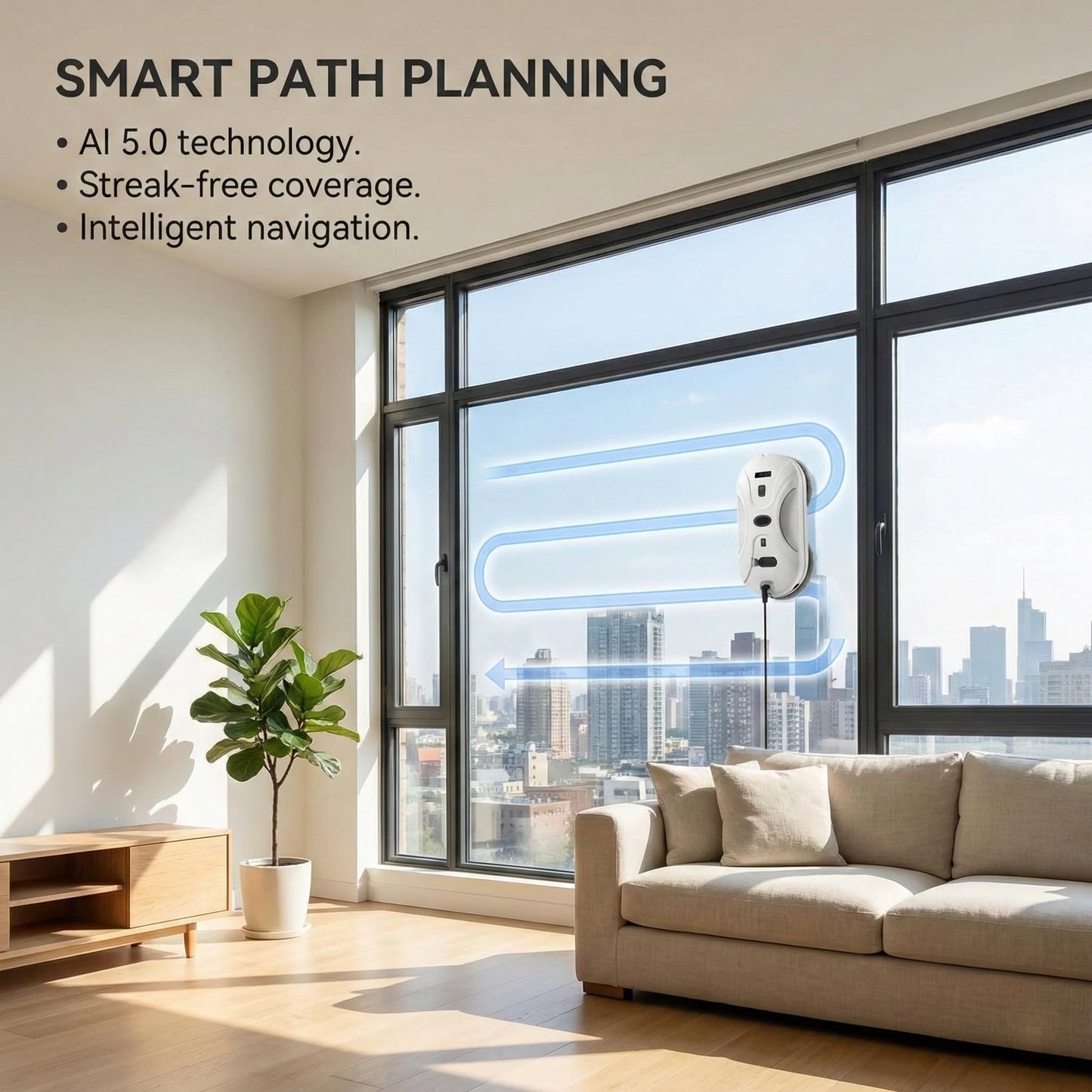Smart Window Cleaning Robot Vacuum Cleaner