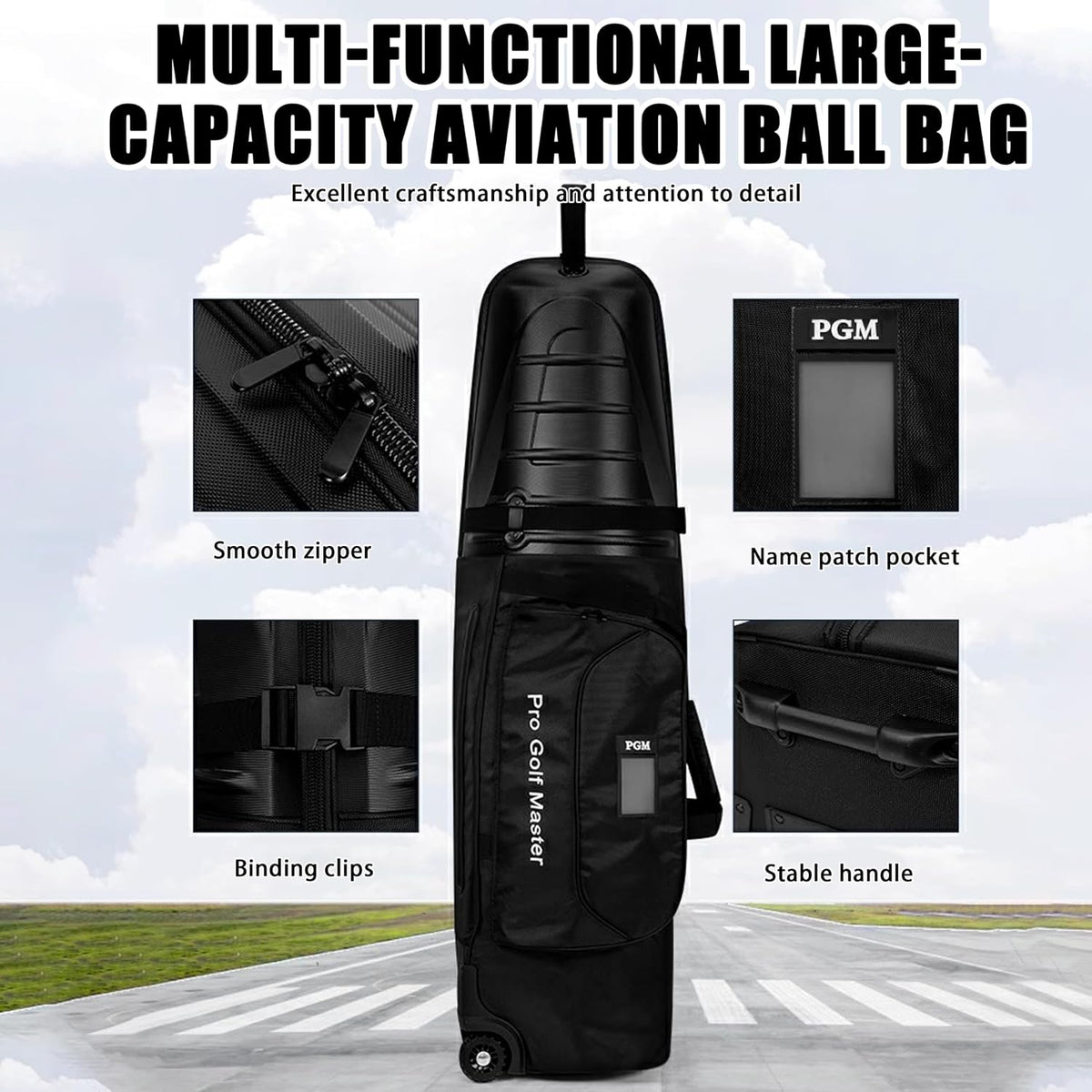 Golf Travel Bag PGM Hard Shell