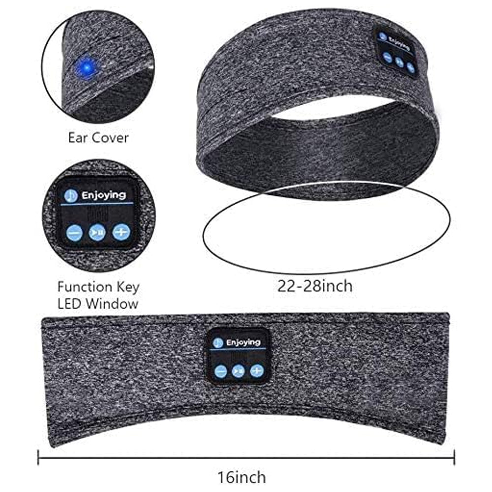 Sports Headband Bluetooth Sleep Headphones Headset
