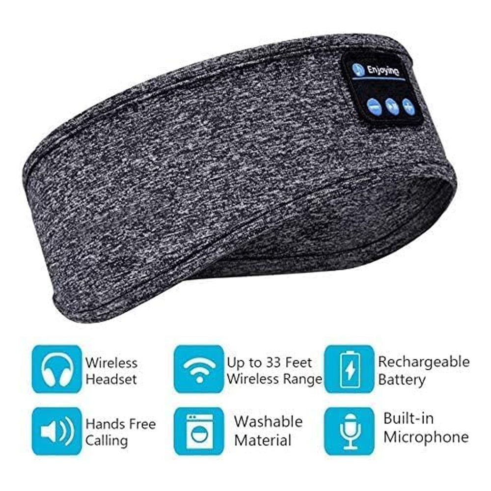 Sports Headband Bluetooth Sleep Headphones Headset