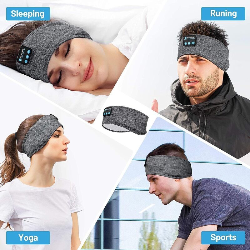 Sports Headband Bluetooth Sleep Headphones Headset