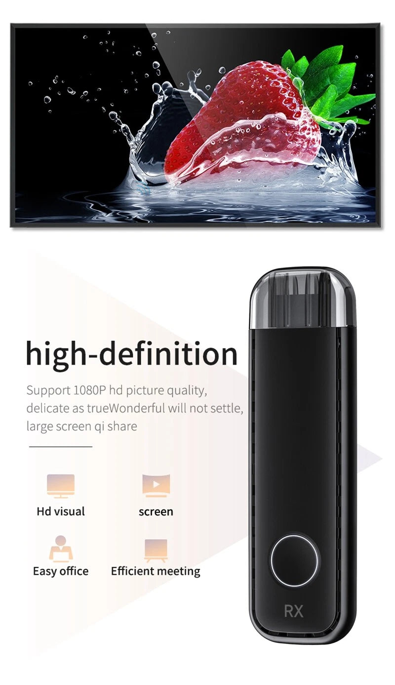 2026 Upgraded Wireless HDMI Transmitter and Receiver, Support 4K Decode 1080P Output