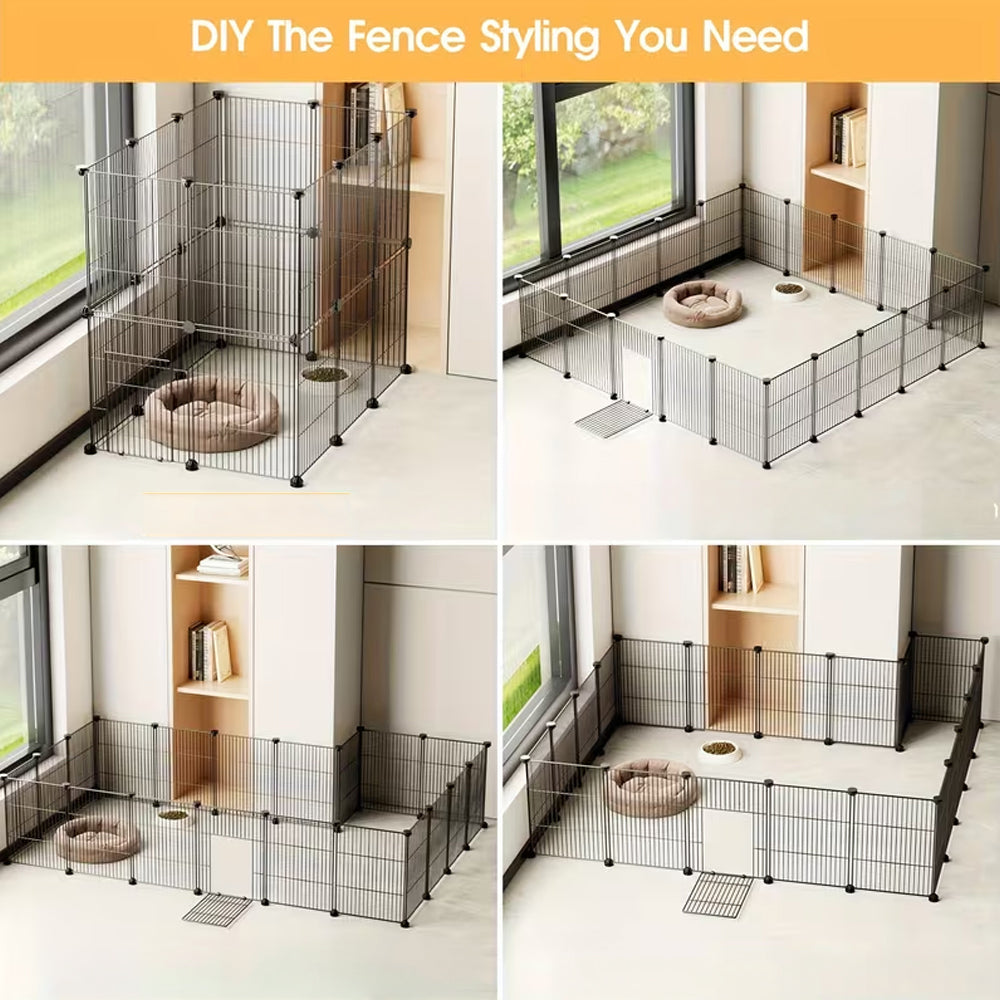 Dog Playpen Pet Playpen Fence 20 Panels