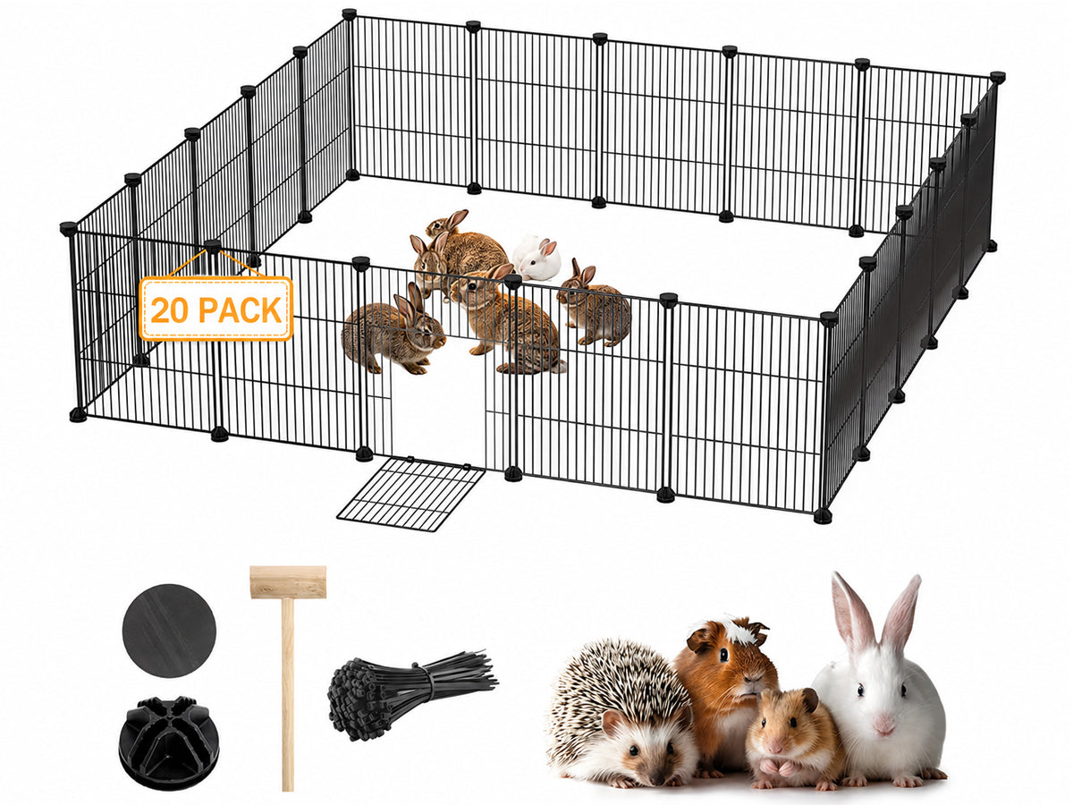 Dog Playpen Pet Playpen Fence 20 Panels