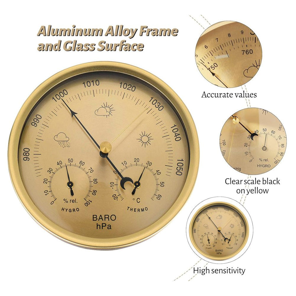 3 in 1 Barometer Thermometer Hygrometer