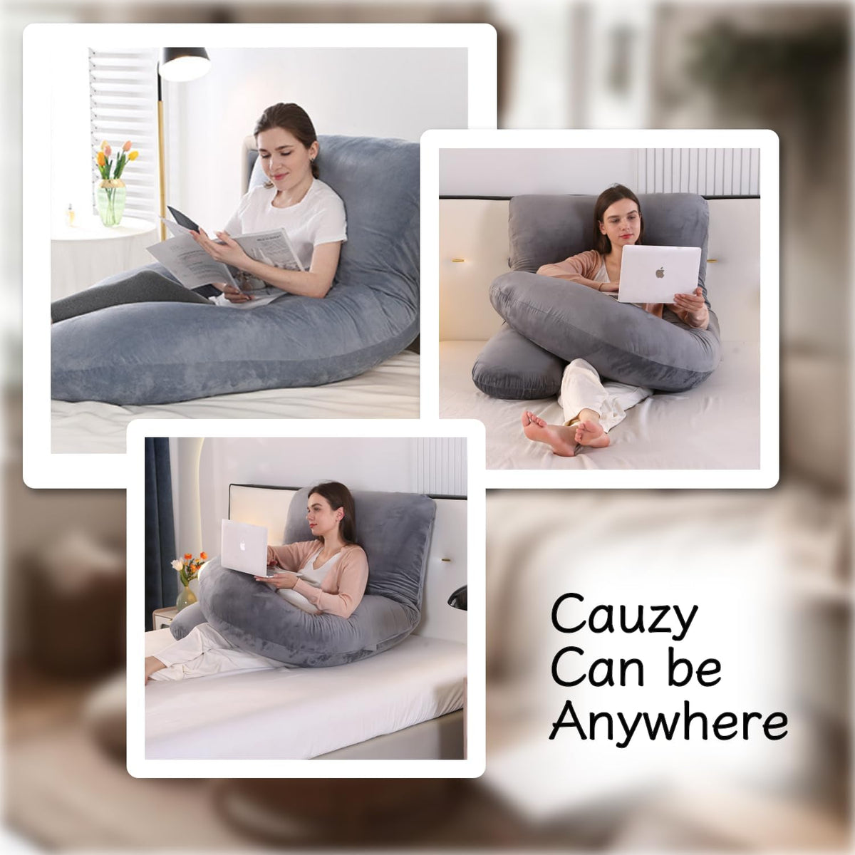 Pregnancy Pillow U-Shaped Full Length Body Support