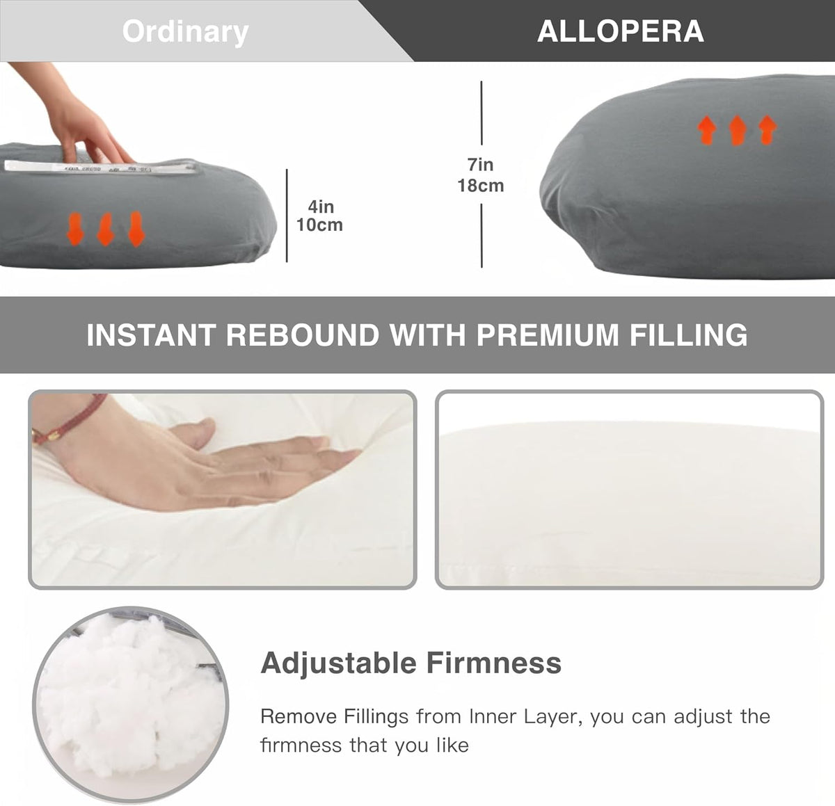 Pregnancy Pillow U-Shaped Full Length Body Support