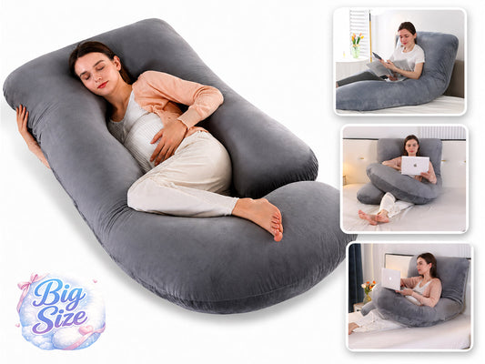 Pregnancy Pillow U-Shaped Full Length Body Support