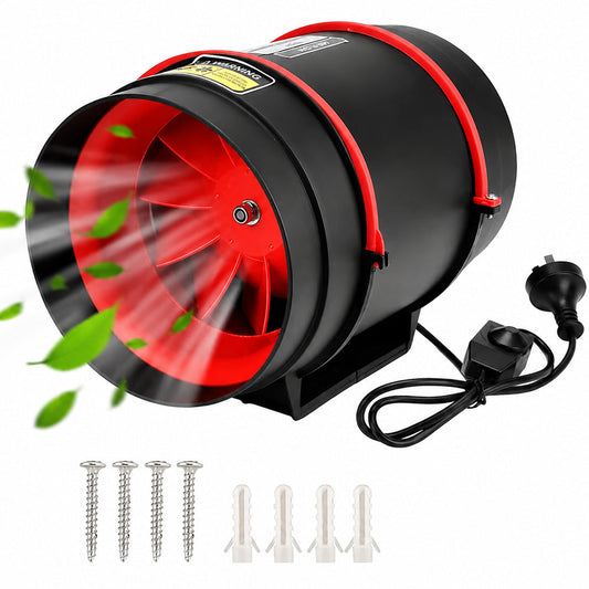 Inline Duct Fan Fan with Controller - 8 Inch