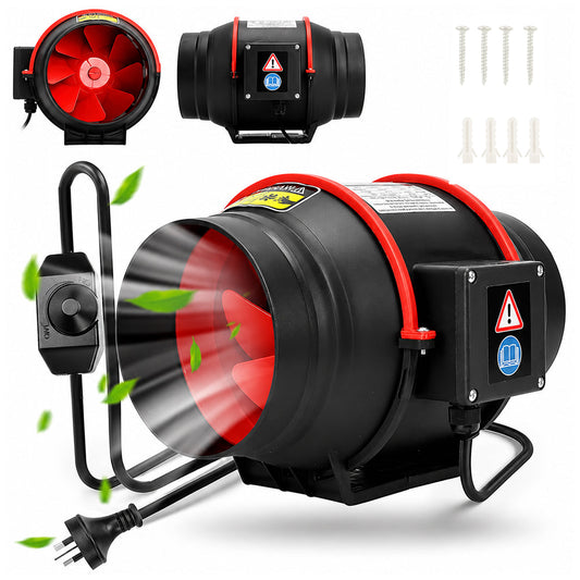 Inline Duct Fan Fan with Controller - 4 Inch