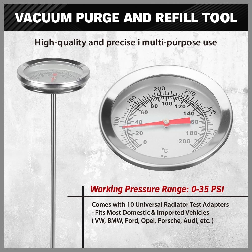Radiator Pressure Tester Gasket Test Kit Leak Detector