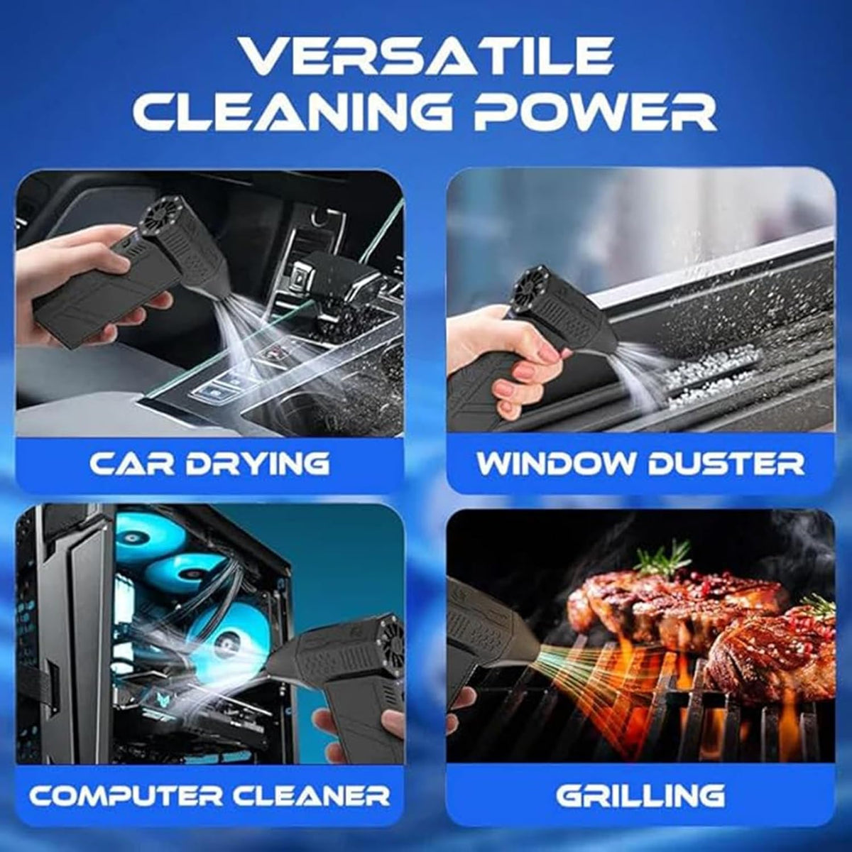 Cordless Electric Air Duster - Rechargeable