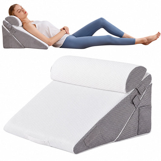 3Pcs Wedge Pillow Set for After Surgery Bed Wedge Pillow for GERD Snoring