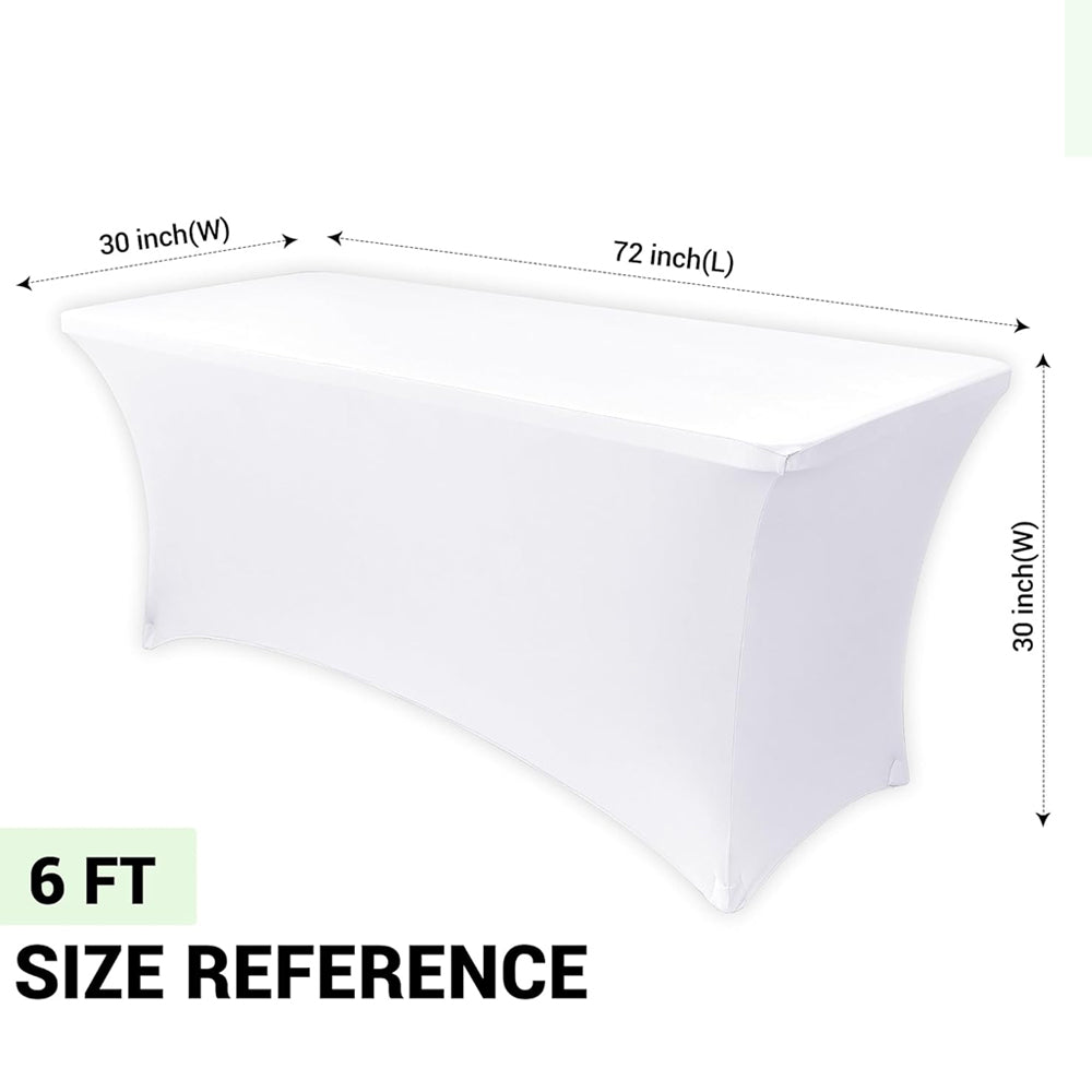 Table Cover Table Cloth white 6ft