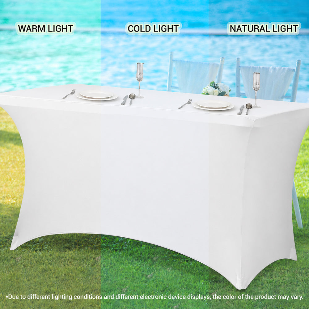 Table Cover Table Cloth white 6ft