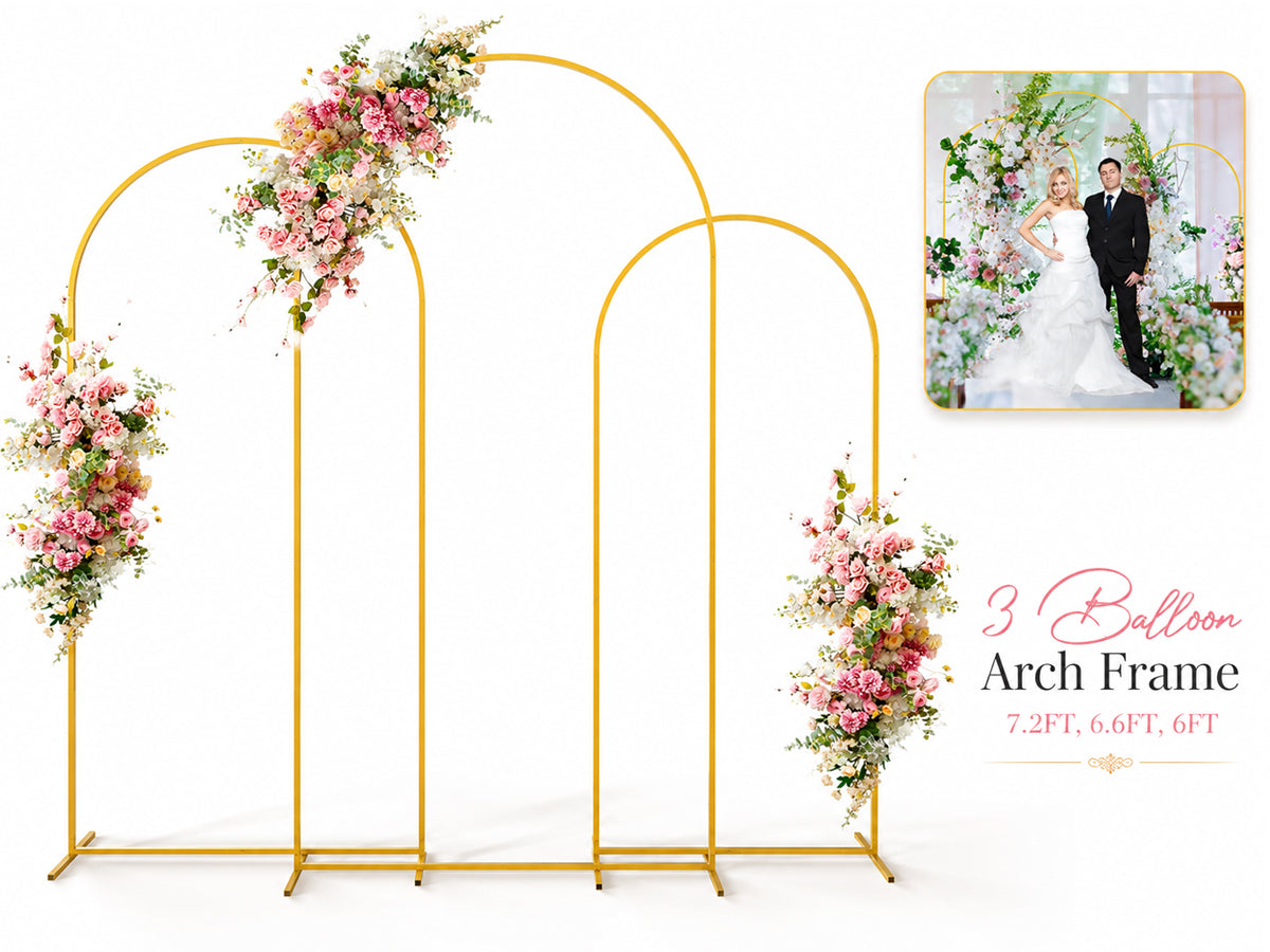 Metal Arch Backdrop Stand Wedding Arch Backdrop Stand Gold Arch Backdrop Stand