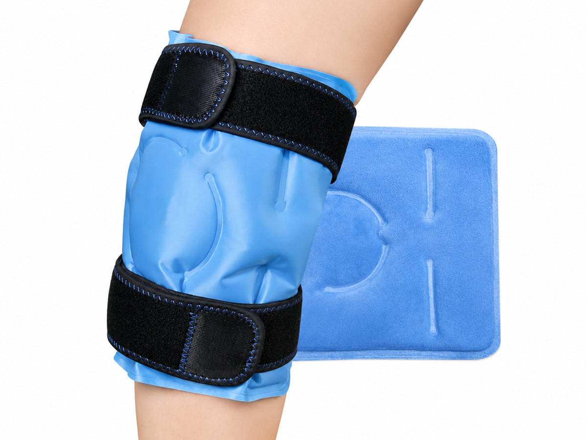 Hot & Cold Pack Soothing Care for ACL, Flexible Knee Ice Wrap for Leg Comfort