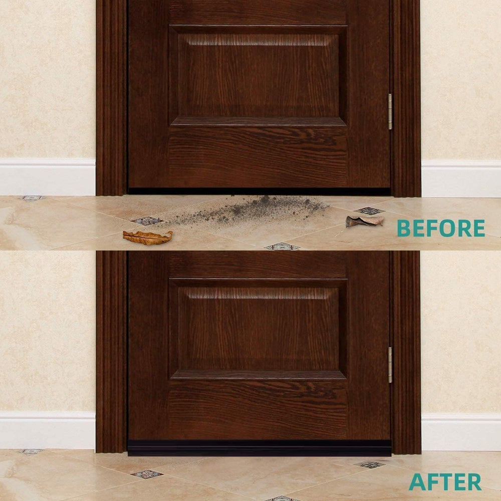 Door Draft Stopper Door Sweep for Exterior Interior Weather Stripping Door Seal