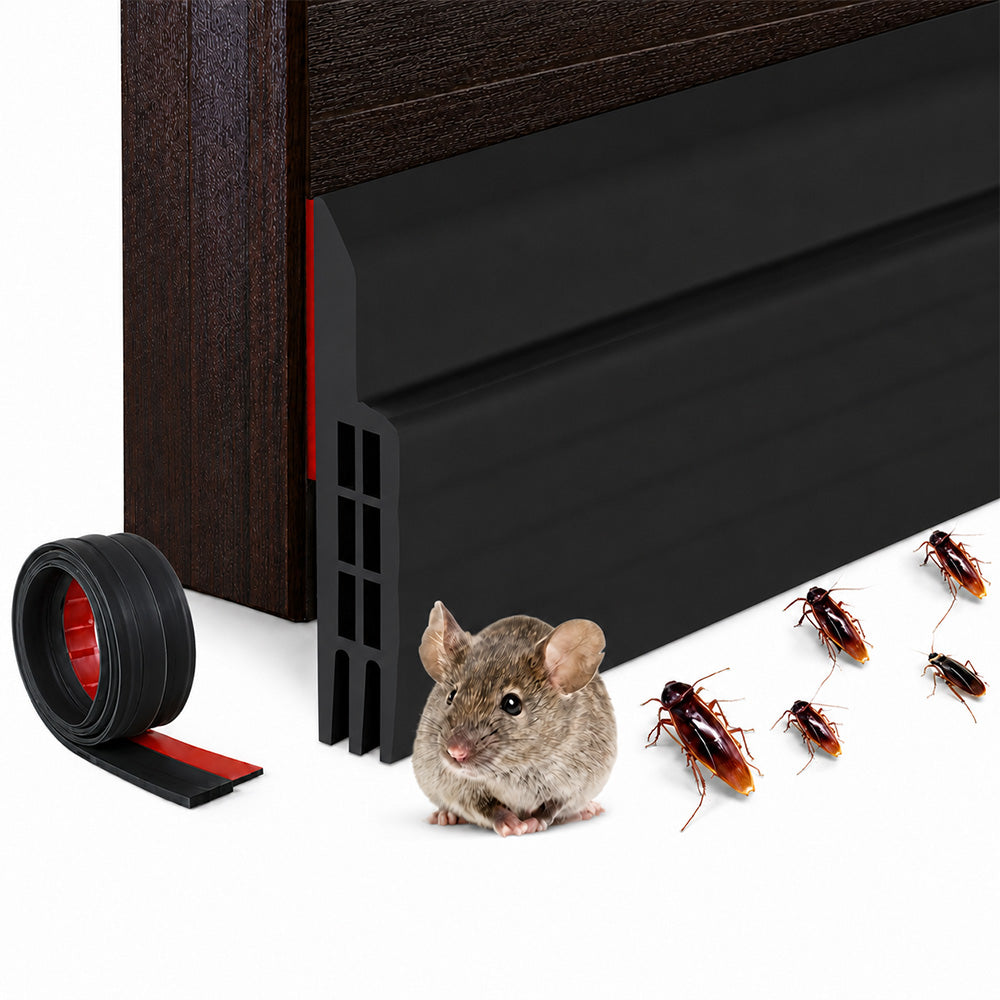 Door Draft Stopper Door Sweep for Exterior Interior Weather Stripping Door Seal