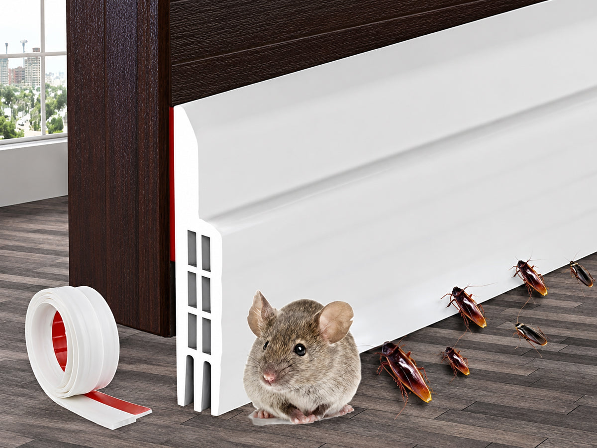 Door Draft Stopper Door Sweep for Exterior Interior Weather Stripping Door Seal