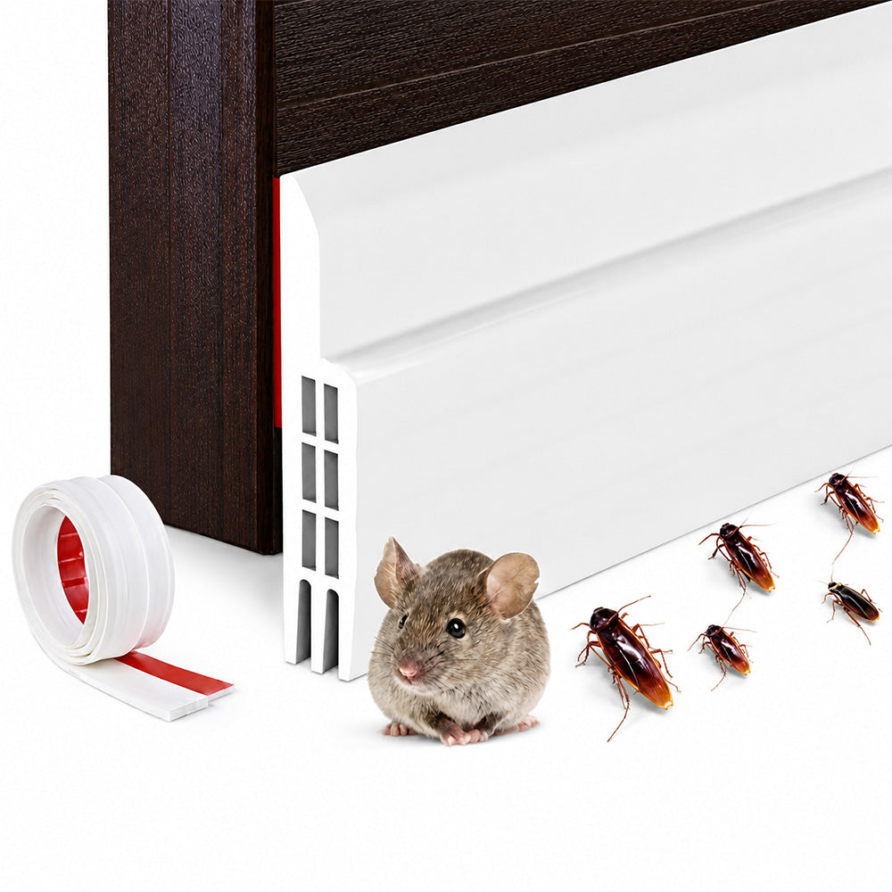 Door Draft Stopper Door Sweep for Exterior Interior Weather Stripping Door Seal