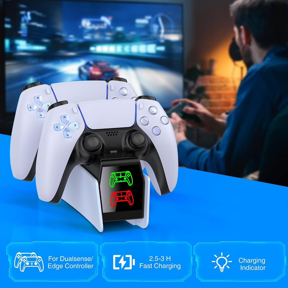 PS5 Dual Controller Charging Station Aftermarket