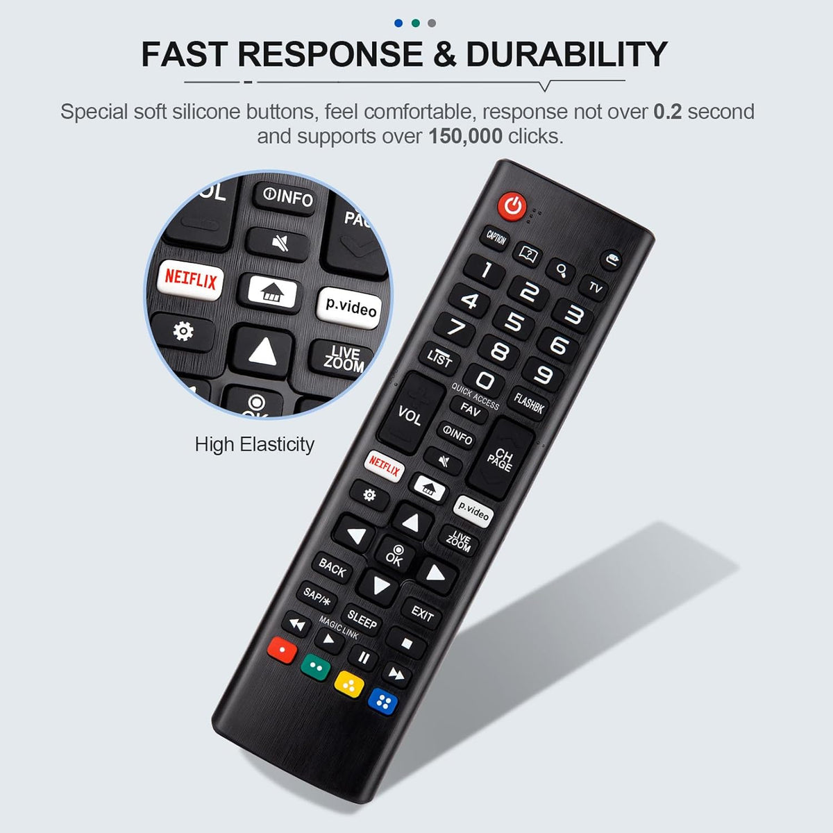 LG Smart TV Remote – Replacement Remote for LG Smart LCD LED OLED and 4K