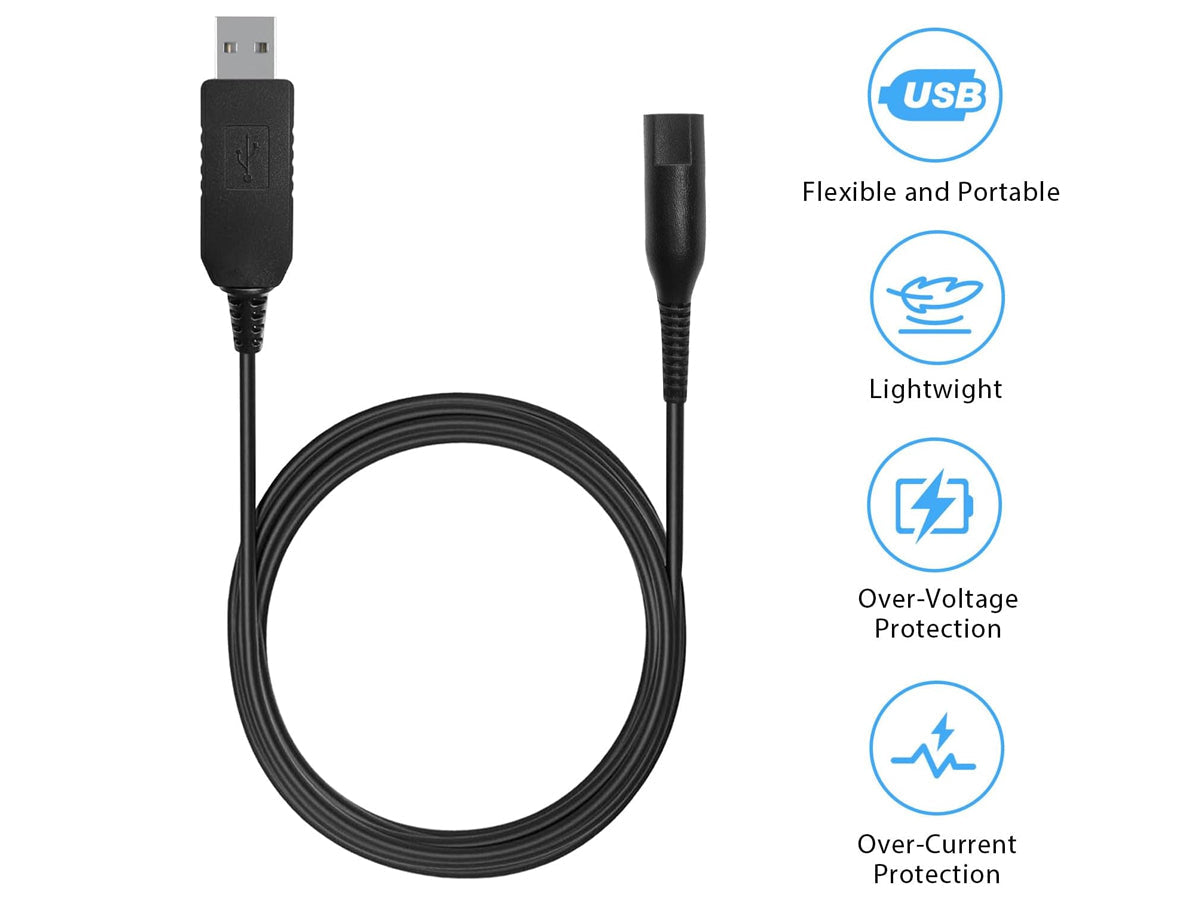Braun Shaver Charger Charging Cable Replacement