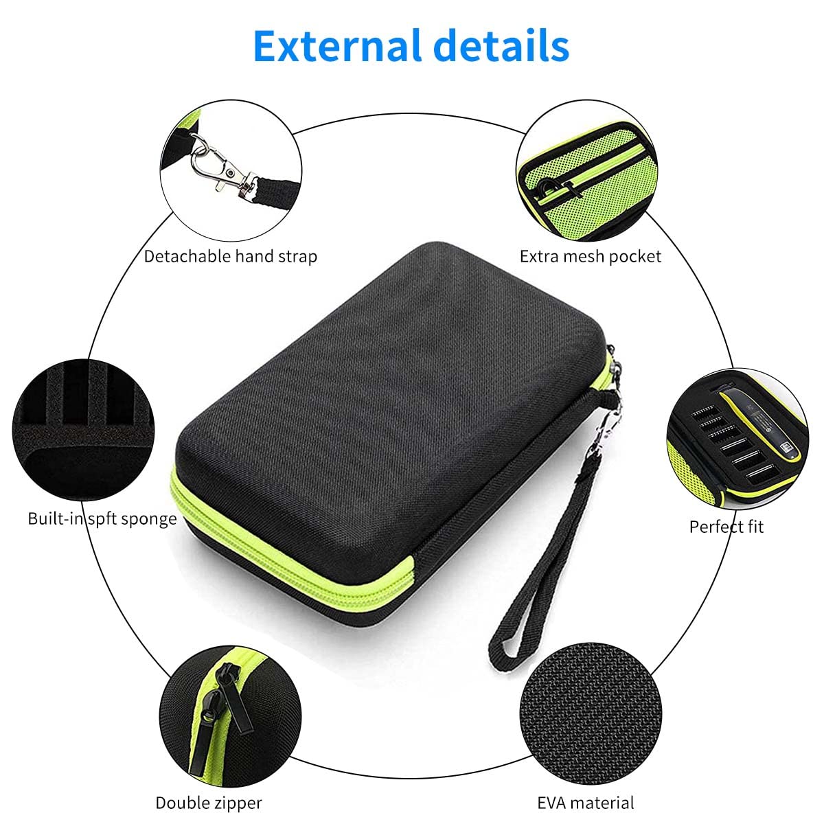 Storage Bag Case Box Shaver Portable Cover for Philips OneBlade
