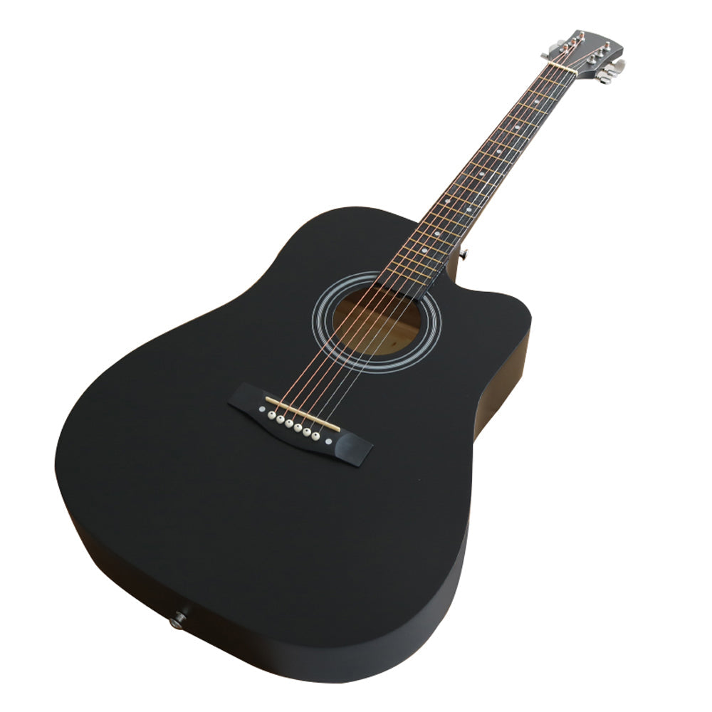 41" Acoustic Guitar Black (With A Free Carry Bag Case)