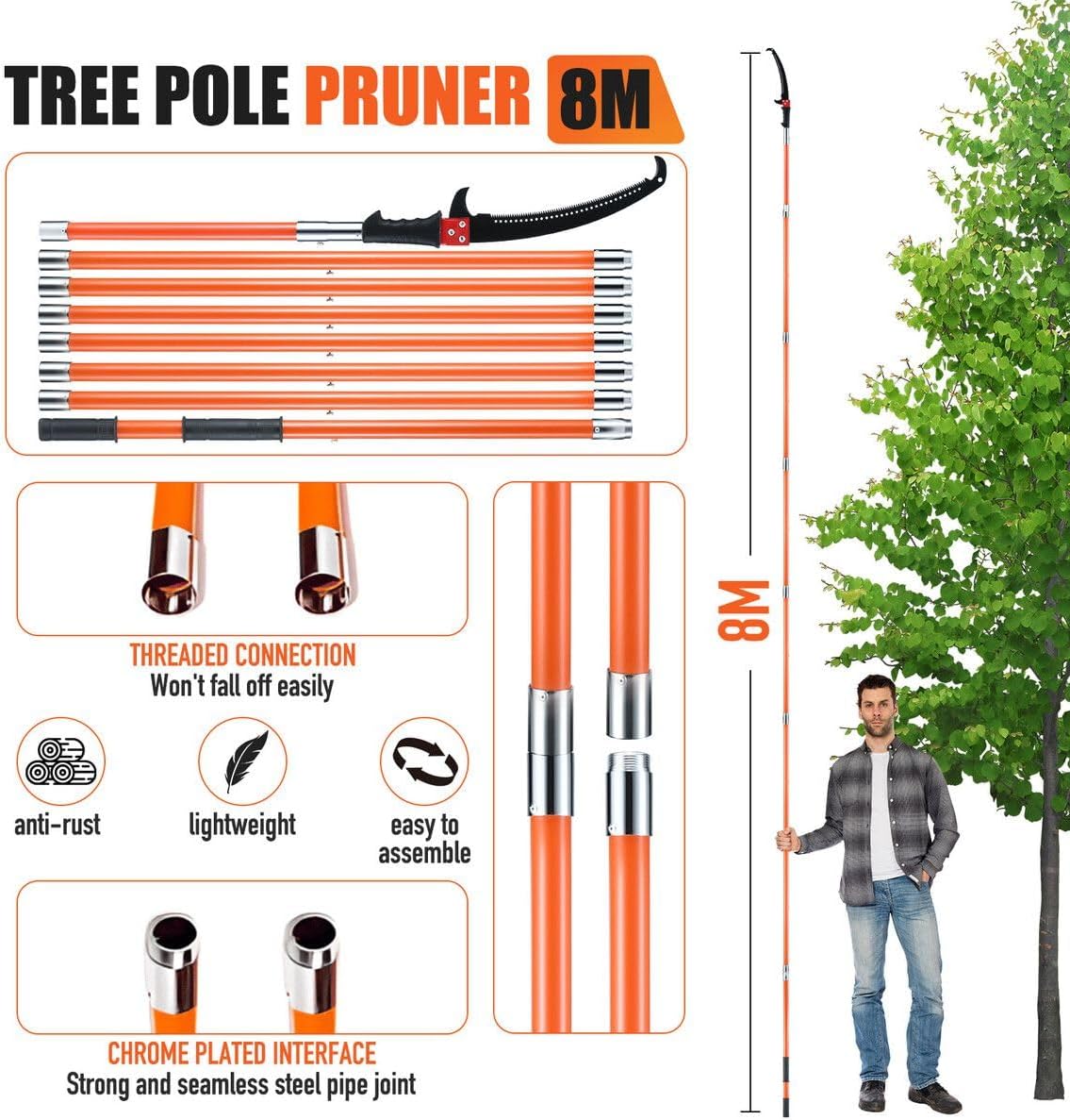 Manual Pole Saw Extendable
