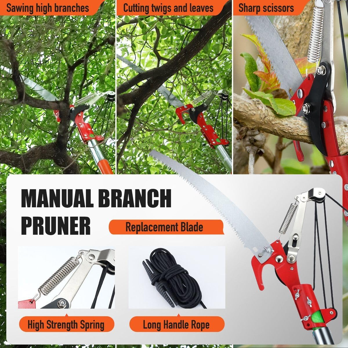 Manual Pole Saw Extendable