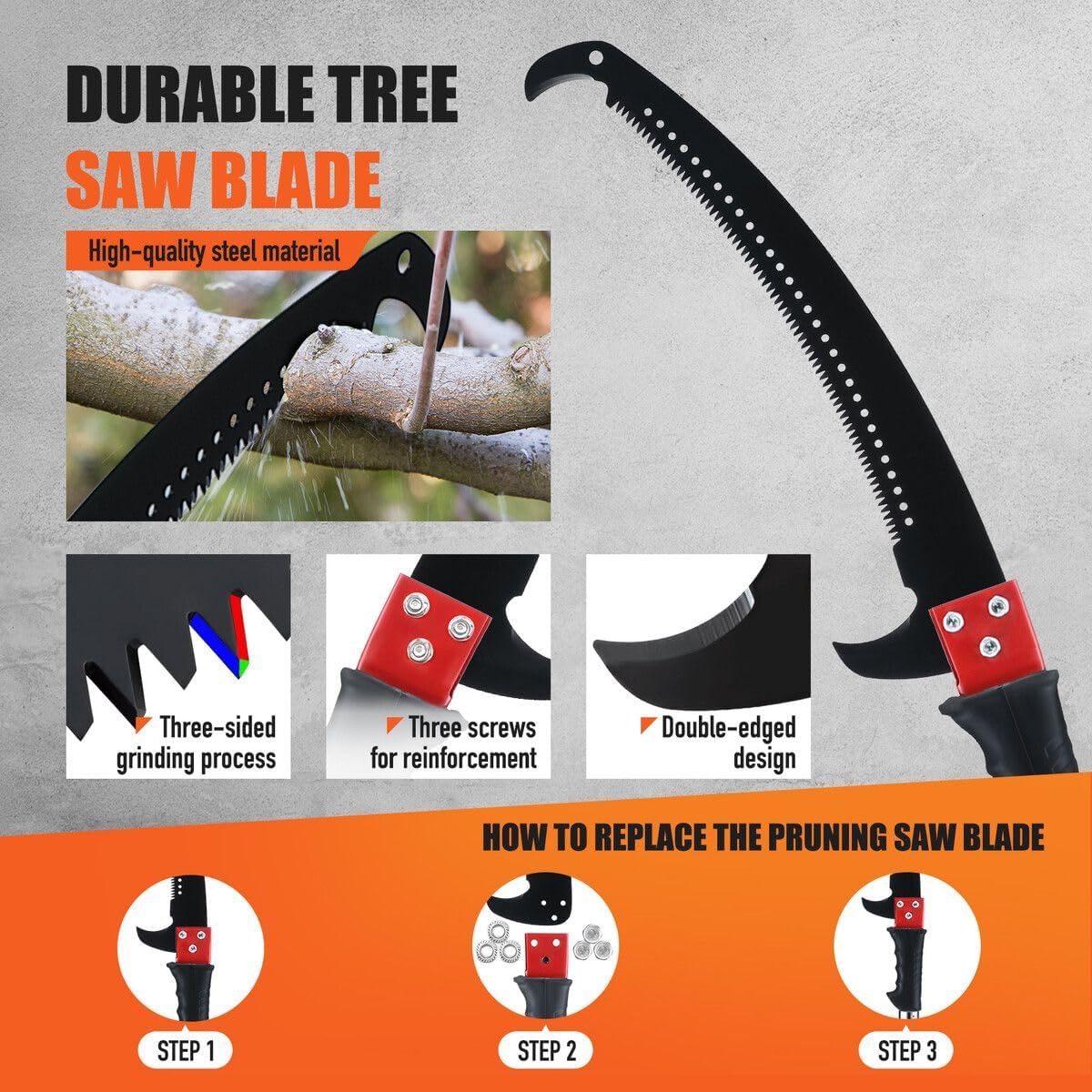 Manual Pole Saw Extendable