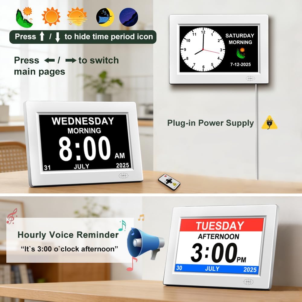 Alarm Clock Large LED Clock