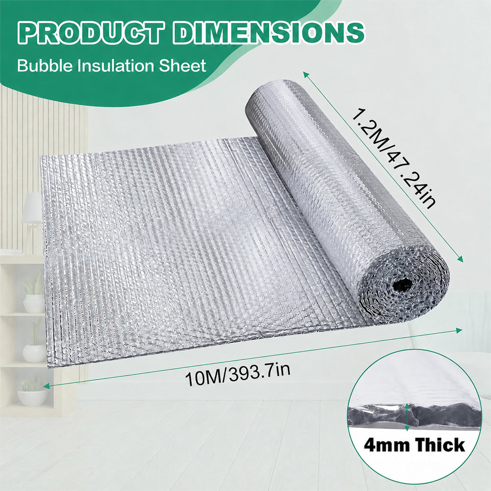 Double Layer Aluminium Bubble Foil Insulation