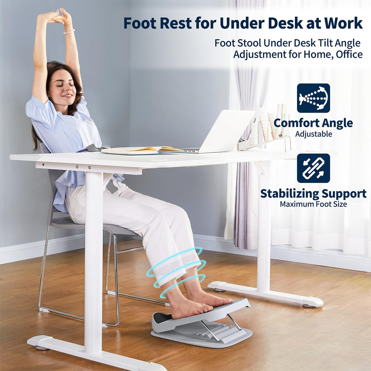 Adjustable Wooden Slant Board for Calf Stretching
